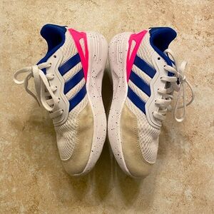 Girls Adidas shoes size 1. Used in good condition